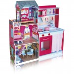 Casuta si Bucatarie de joaca copii 2 in 1 Combo Kitchen - Dollhouse